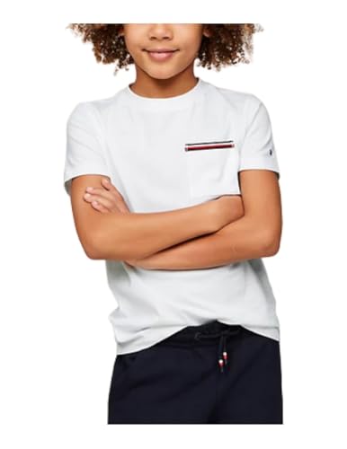 Tommy Hilfiger T-Shirt für Jungen Weiß 16 Jahre (170cm) von Tommy Hilfiger