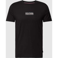 Tommy Hilfiger T-Shirt mit Label-Print in Black, Größe S von Tommy Hilfiger