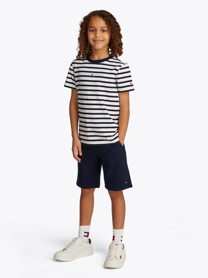Tommy Hilfiger T-Shirt & Shorts ESSENTIAL SET (Set, 2-tlg., 2er) mit Logoschriftzug von Tommy Hilfiger