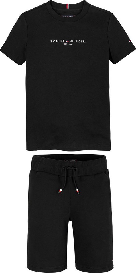 Tommy Hilfiger T-Shirt & Shorts ESSENTIAL SET (Set, 2-tlg., 2er) mit Logoschriftzug von Tommy Hilfiger
