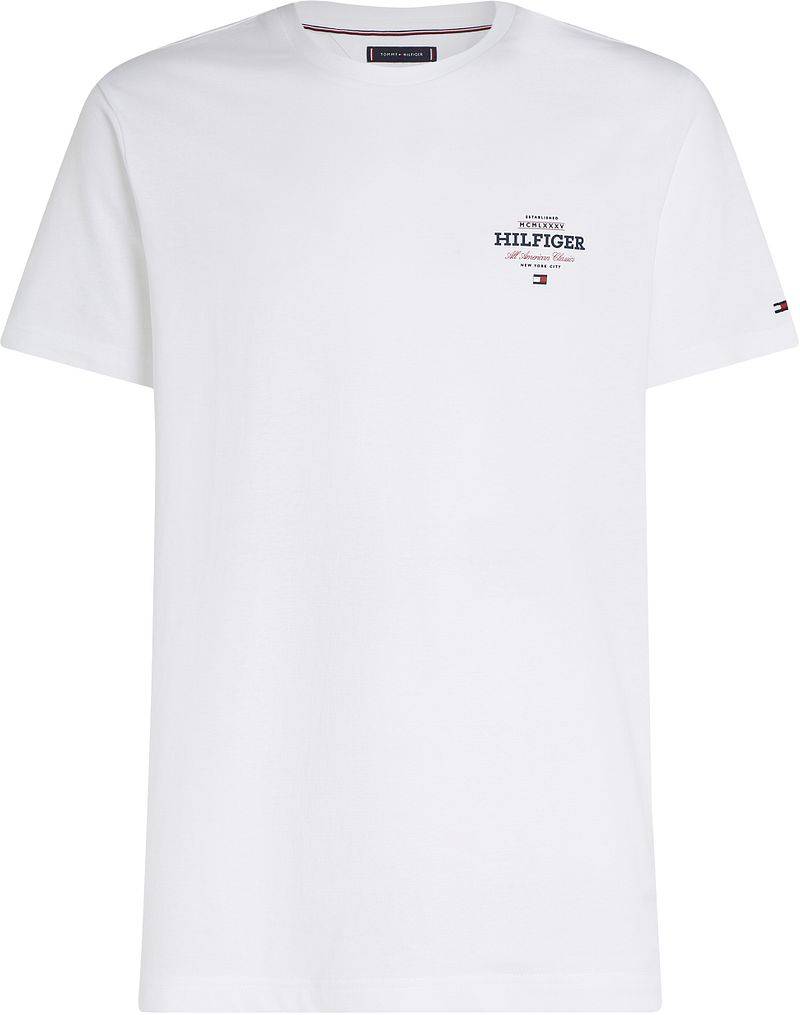 Tommy Hilfiger T-shirt Logo Monotype Weiß - Größe XXL von Tommy Hilfiger