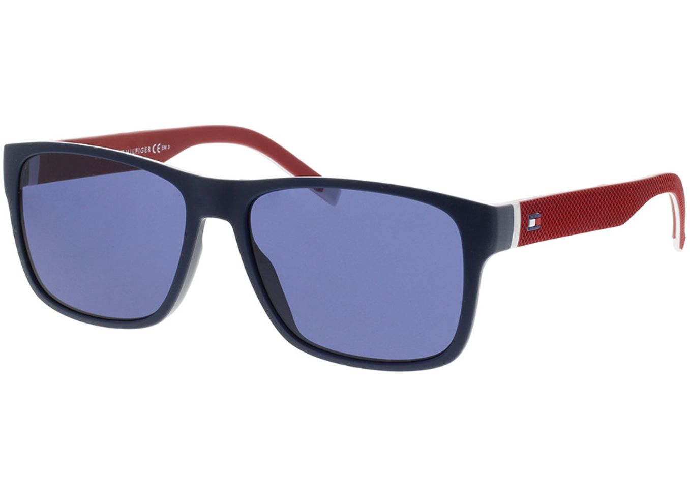 Tommy Hilfiger TH 1718/S 8RU 56-16 Sonnenbrille mit Sehstärke erhältlich, Herren, Vollrand, Eckig von Tommy Hilfiger