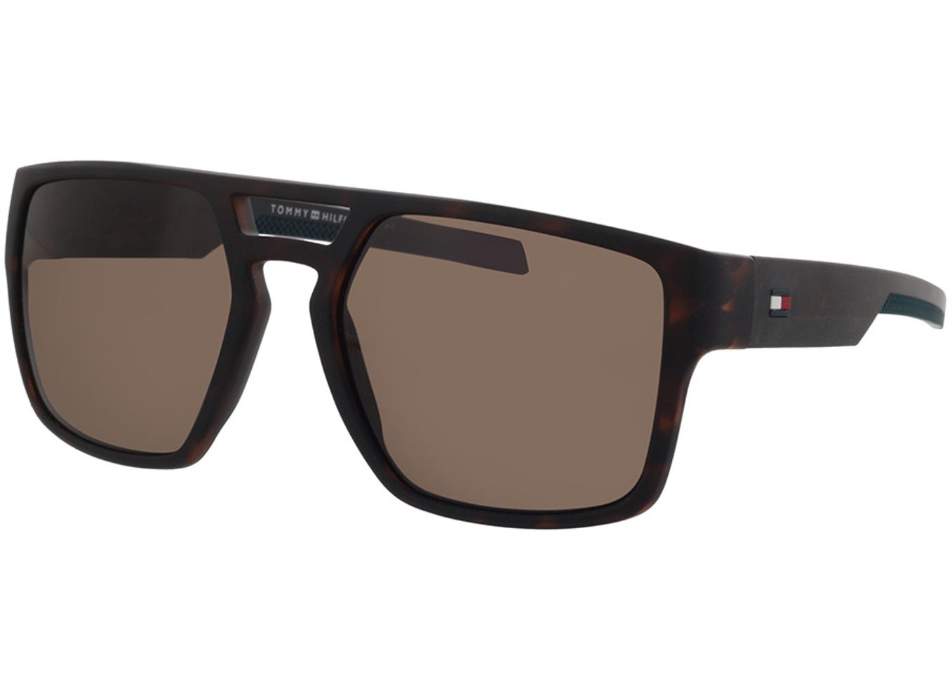 Tommy Hilfiger TH 1805/S N9P 56-18 Sonnenbrille ohne Sehstärke, Herren, Vollrand, Eckig von Tommy Hilfiger