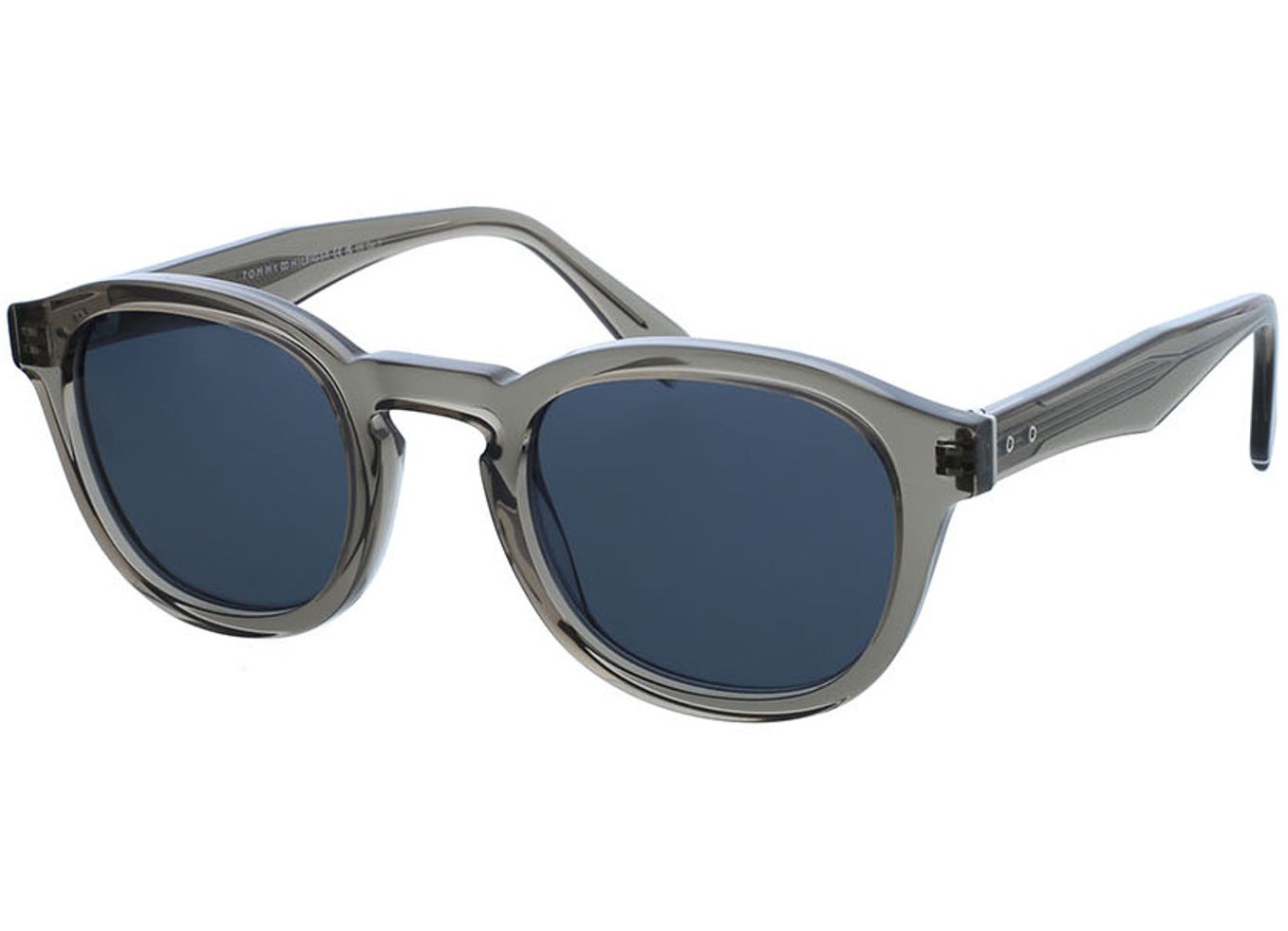 Tommy Hilfiger TH 2031/S 10A 49-24 Sonnenbrille mit Sehstärke erhältlich, Herren, Vollrand, Rund von Tommy Hilfiger