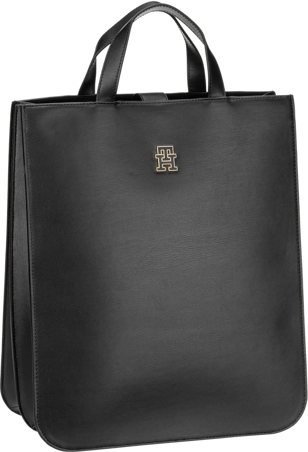 Tommy Hilfiger TH Chic Tote PF23  in Schwarz (16.6 Liter), Handtasche von Tommy Hilfiger