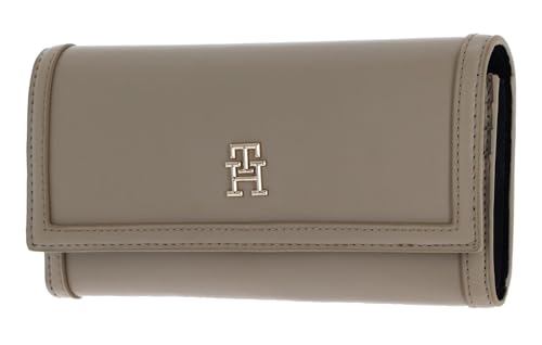 Tommy Hilfiger TH City Flap Wallet L White Clay von Tommy Hilfiger