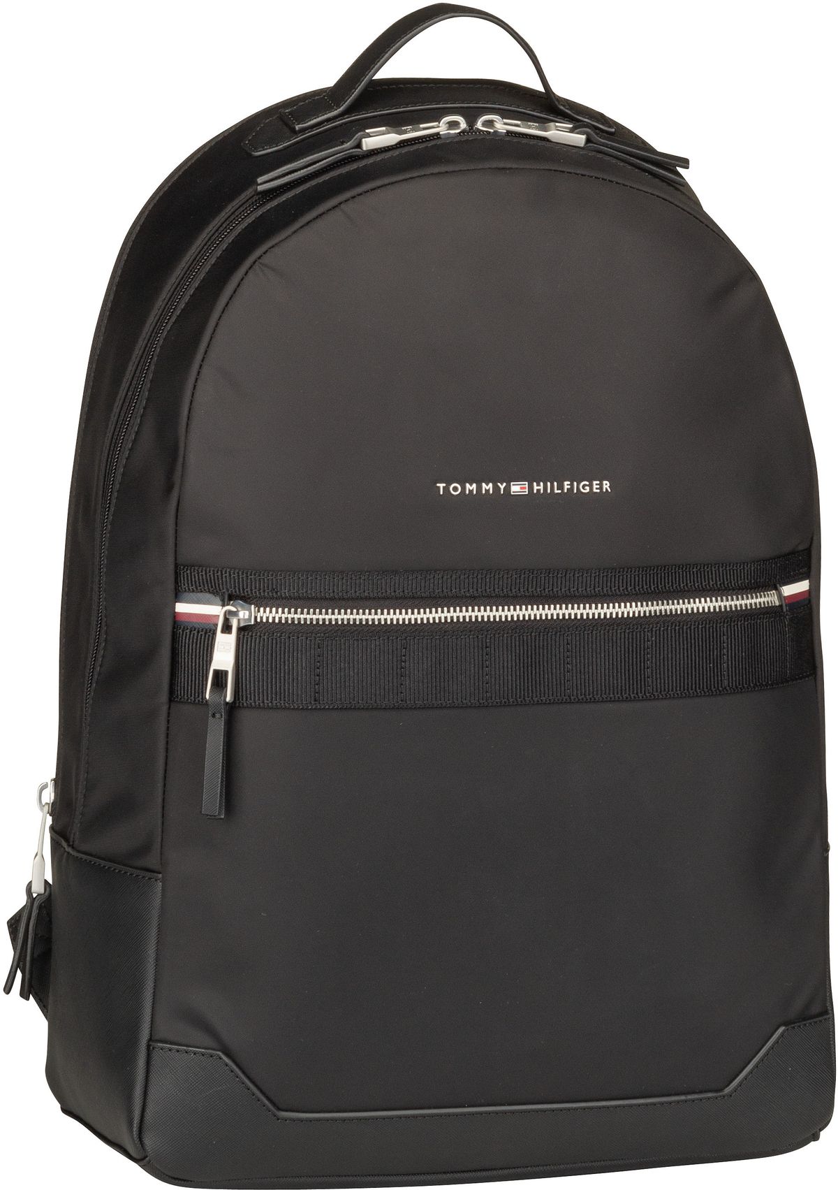 Tommy Hilfiger TH Elevated Nylon Backpack FA23  in Schwarz (17.6 Liter), Rucksack / Backpack von Tommy Hilfiger