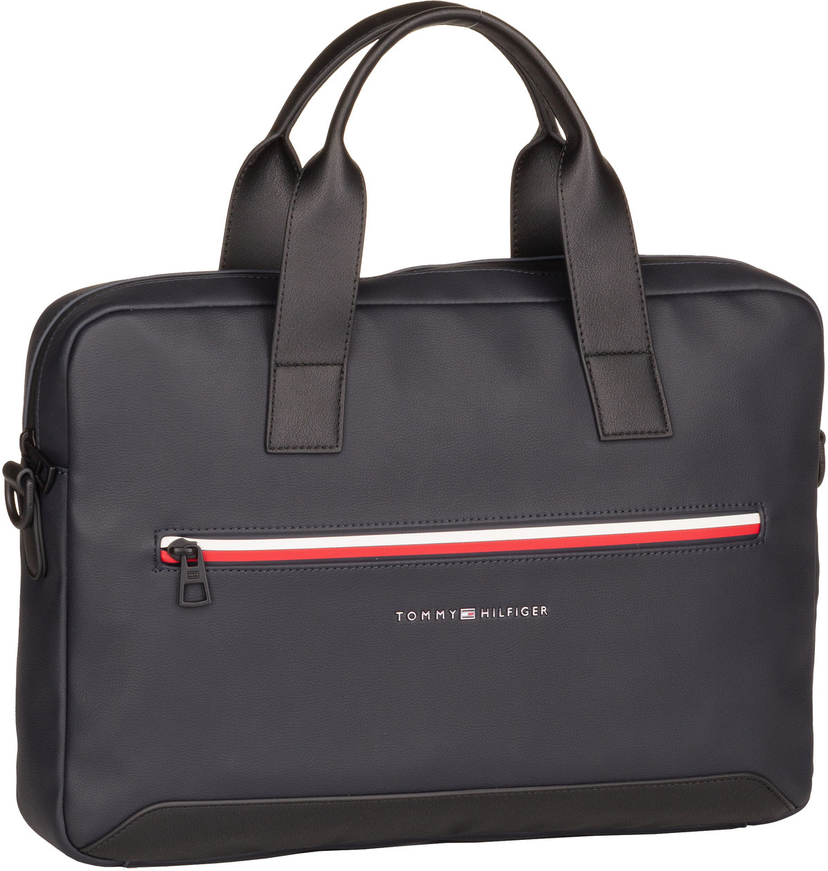 Tommy Hilfiger TH Essential Corp Computer Bag SP24  in Navy (8.6 Liter), Aktentasche von Tommy Hilfiger