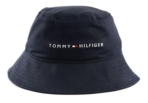 Tommy Hilfiger TH Essential Essential Bucket Hat S Space Blue von Tommy Hilfiger