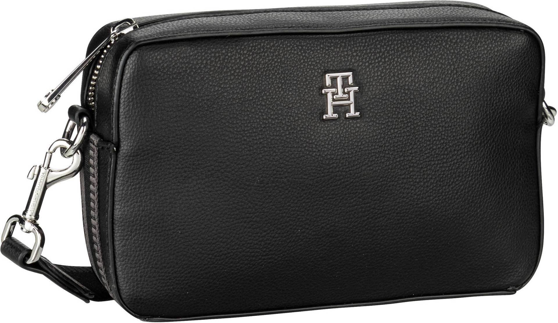 Tommy Hilfiger TH Essential SC Camera Bag PSP24  in Schwarz (1.6 Liter), Umhängetasche von Tommy Hilfiger