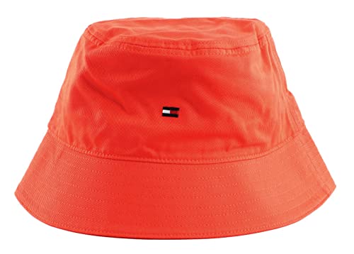 Tommy Hilfiger TH Flag Bucket Hat Deep Orange von Tommy Hilfiger