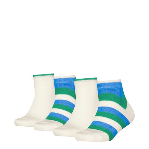 Tommy Hilfiger Kinder Quarter Socken, Blau, 31/34 (4er Pack) von Tommy Hilfiger