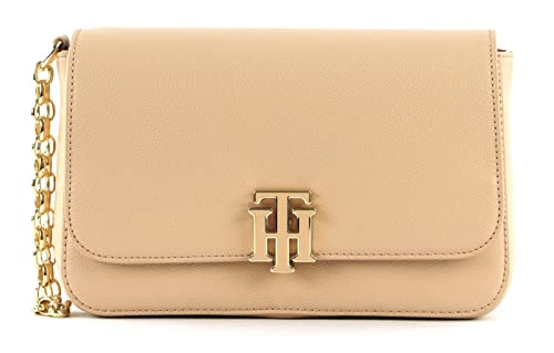 Tommy Hilfiger Damen TH Outline AW0AW11550 Clutches, Beige (Sandrift) von Tommy Hilfiger