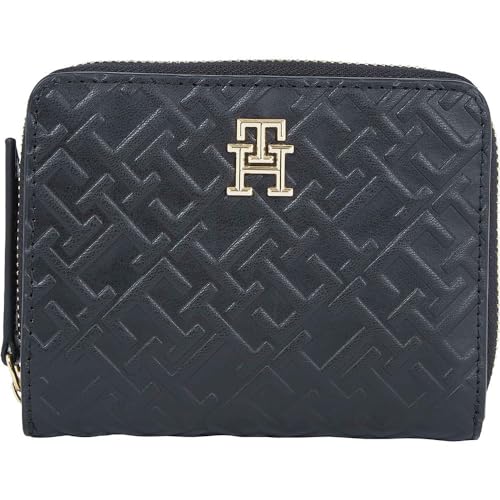 Tommy Hilfiger TH Refined Med. Mono Geldbörse AW0AW15755 (Schwarz (BDS)) von Tommy Hilfiger