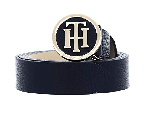 Tommy Hilfiger TH Round Buckle Belt W95 Sky Captain von Tommy Hilfiger