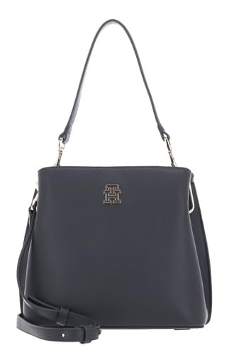 Tommy Hilfiger TH Timeless Bucket Bag Grey Line von Tommy Hilfiger