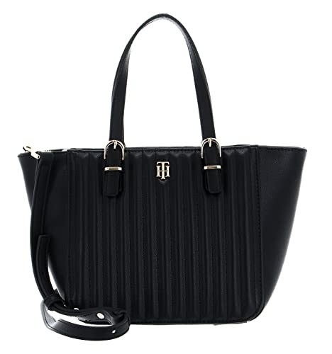 Tommy Hilfiger TH Timeless Shopper Bag 20 cm, Black, One Size von Tommy Hilfiger