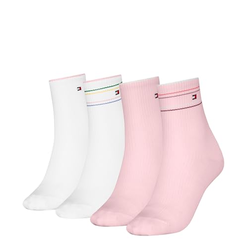 Tommy Hilfiger TH WOMEN SHORT SOCK 4P RIB SHINE ECOM von Tommy Hilfiger