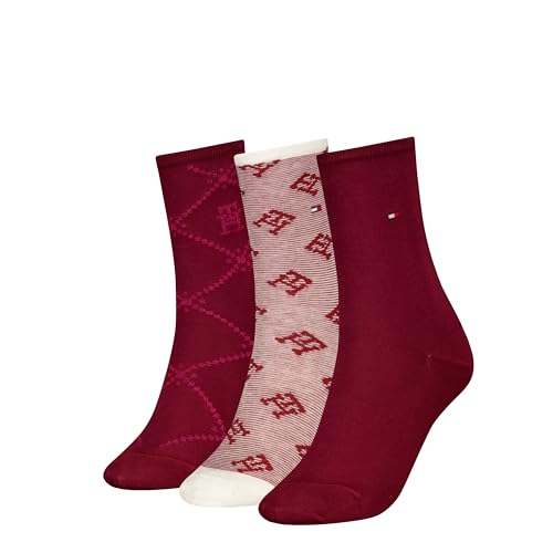 Tommy Hilfiger TH WOMEN SOCK 3P MONOGRAM GIFTBOX von Tommy Hilfiger