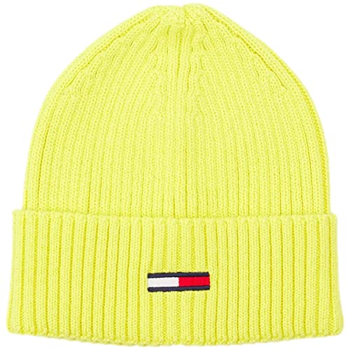 Tommy Hilfiger TJM Flag Beanie Solar Yellow von Tommy Jeans