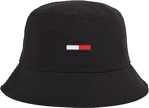 Tommy Jeans Tjm Flag Bucket Hat Hüte, Herren, Schwarz (Black), Os von Tommy Jeans