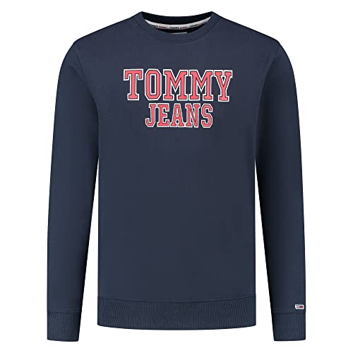 Tommy Hilfiger Herren TJM Reg Entry Graphic Crew Sweatshirt, Navy, XL von Tommy Hilfiger