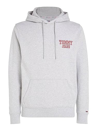Tommy Hilfiger Herren TJM Reg Entry Graphic Hoodie Sweatshirt, Grey melé, L von Tommy Hilfiger