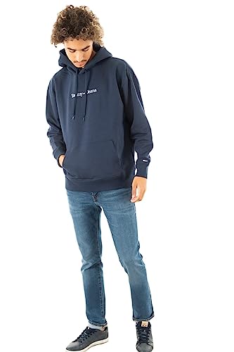 Tommy Hilfiger TJM REG LINEAR HOODIE, BLUE, blau(c (87)), Gr. XL von Tommy Hilfiger