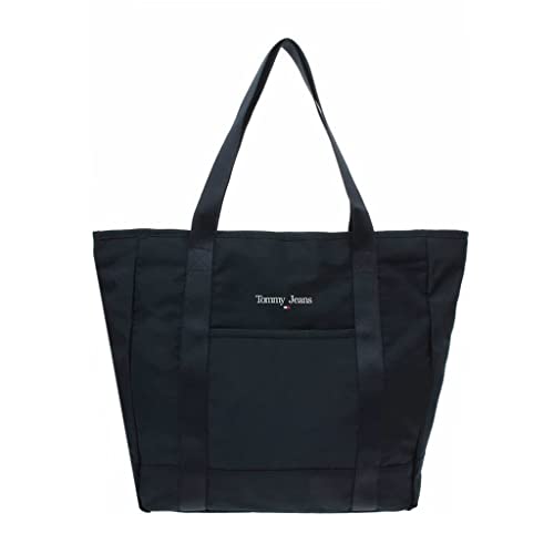 Tommy Jeans Damen TJW Essential Tote AW0AW12551 Tragetasche, Blau von Tommy Jeans