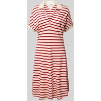 Tommy Hilfiger Tailliertes Polo-Minikleid aus Lyocell-Mix in Rot, Größe XL Tommy Hilfiger Tailliertes Polo-Minikleid aus Lyocell-Mix in Rot, Größe XL von Tommy Hilfiger