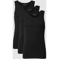 Tommy Hilfiger Tanktop mit Label-Detail im 3er-Pack in Black, Größe M von Tommy Hilfiger