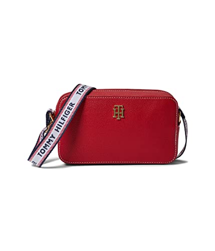 Tommy Hilfiger Tasche I Damen I Rot I Crossbody I Umhängetasche I Schultertasche I Kameratasche I 20x15x5cm I TH Logo I Damenhandtasche I Women Bag8667 von Tommy Hilfiger