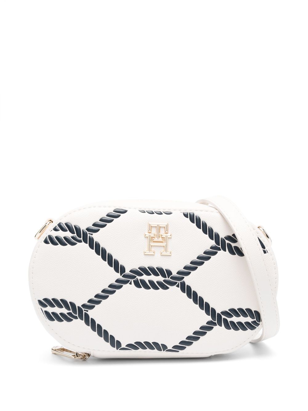 Tommy Hilfiger Tasche mit Print - Nude von Tommy Hilfiger