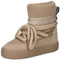 Tommy Hilfiger Tech Logotape Snowboot Damen beige von Tommy Hilfiger
