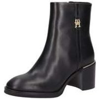 Tommy Hilfiger Th Hardware Mid Booti Damen schwarz|schwarz von Tommy Hilfiger