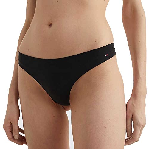 Tommy Hilfiger Thong Stringtangas Damen, Schwarz (Black), XS von Tommy Hilfiger