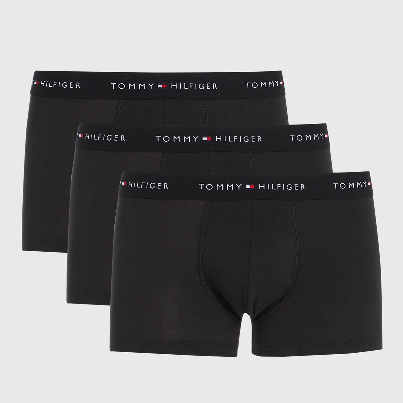 Tommy Hilfiger Three-Pack Stretch-Cotton Boxer Trunks - S von Tommy Hilfiger