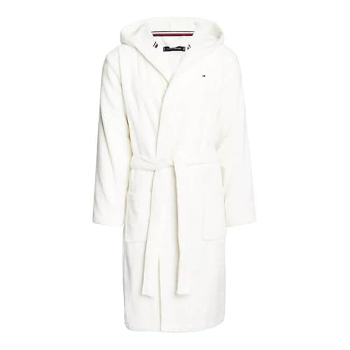 Tommy Hilfiger Towelling Robe Ivory von Tommy Hilfiger