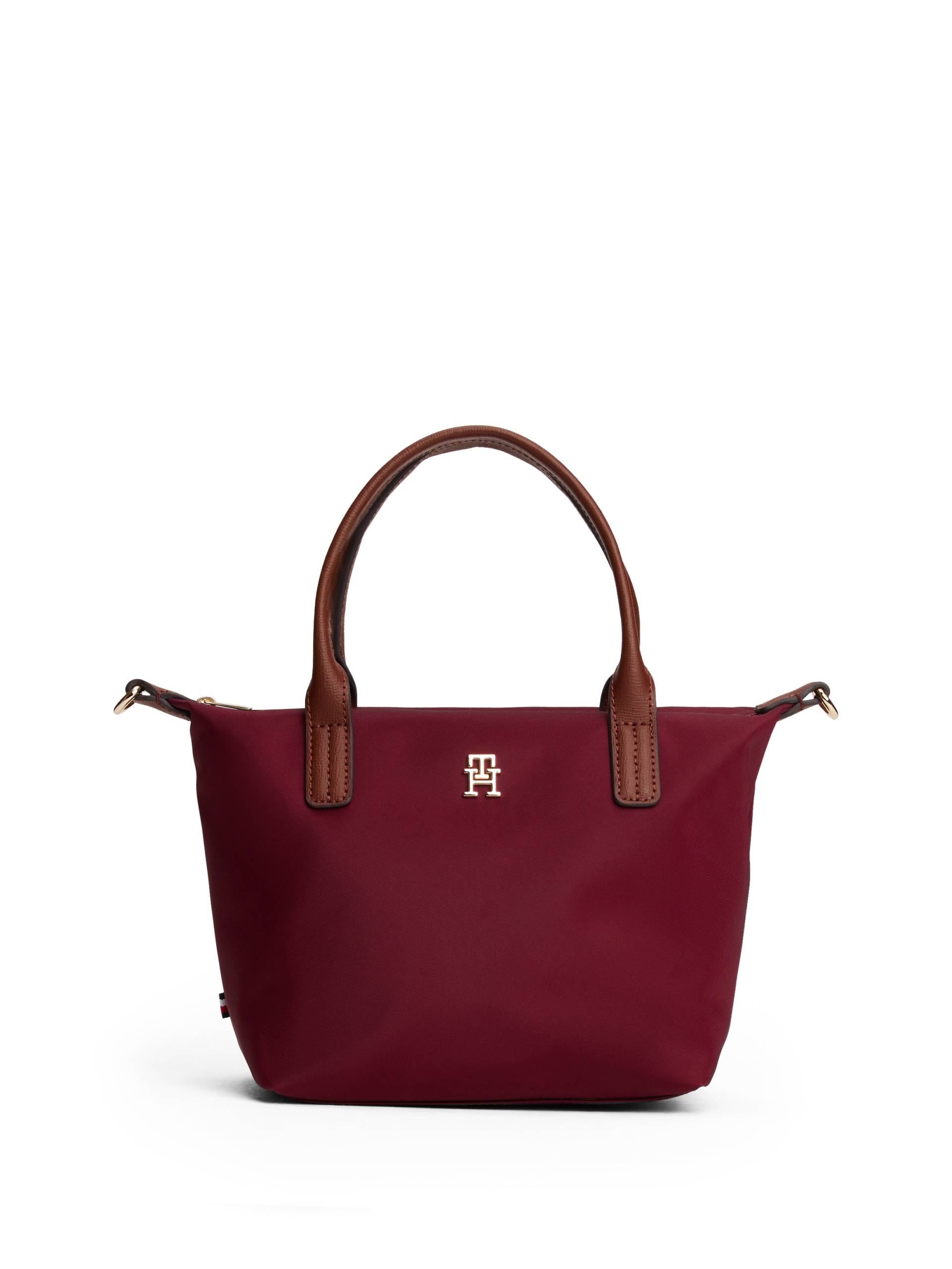 Tommy Hilfiger Tragetasche "POPETTE MINI TOTE", Damen Umhängetasche, Minibag mit abnehmbarem Umhängeriemen von Tommy Hilfiger