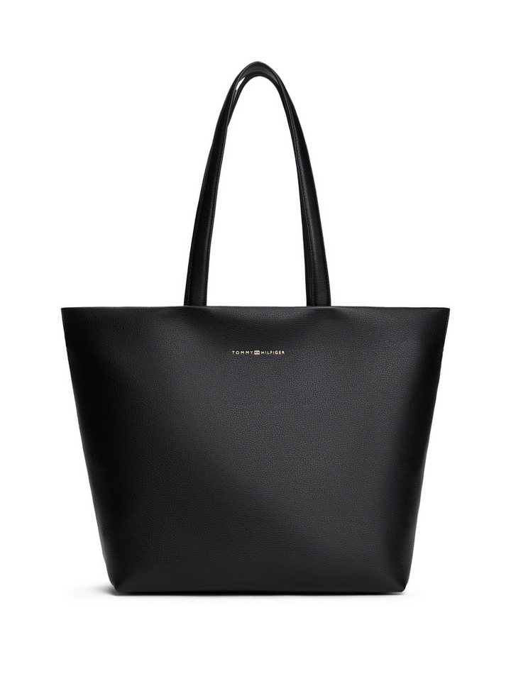Tommy Hilfiger Tragetasche TH LOGOTAPE TOTE, Damen Shopper, Umhängetasche mit Logoschriftzug von Tommy Hilfiger