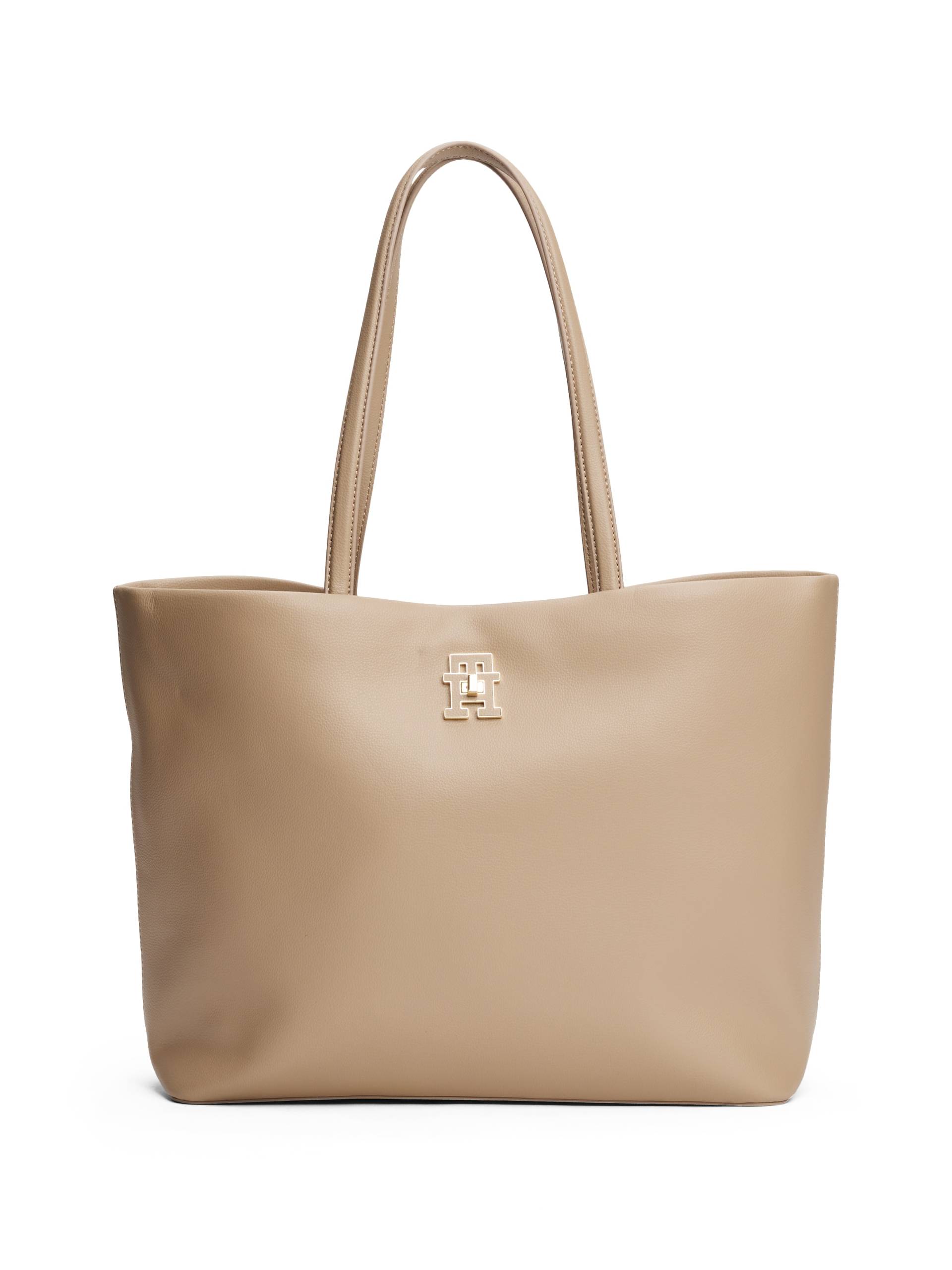 Tommy Hilfiger Tragetasche "TH MODERN TOTE", Damen Schultertasche, Umhängetasche mit TH-Schmuckelement von Tommy Hilfiger
