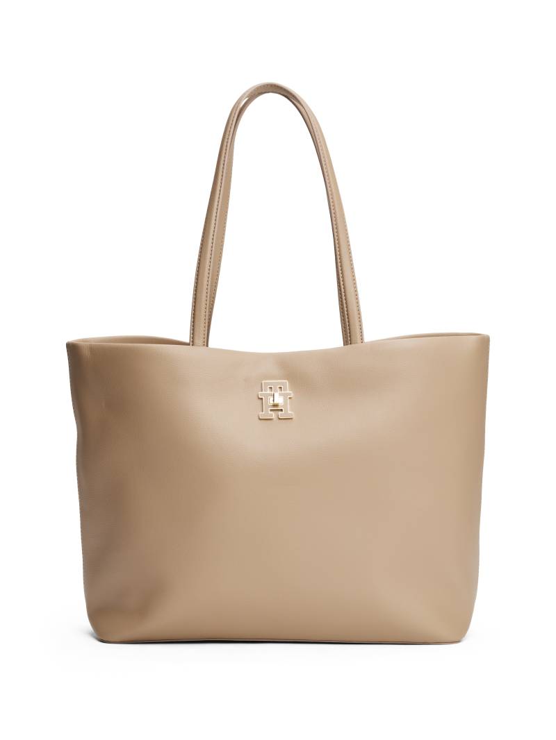 Tommy Hilfiger Tragetasche "TH MODERN TOTE", Damen Schultertasche, Umhängetasche mit TH-Schmuckelement von Tommy Hilfiger