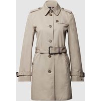 Tommy Hilfiger Trenchcoat mit Gehschlitz in Beige, Größe L von Tommy Hilfiger