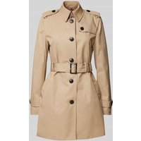 Tommy Hilfiger Trenchcoat mit Gürtel und Schulterriegeln in Camel, Größe L Tommy Hilfiger Trenchcoat mit Gürtel und Schulterriegeln in Camel, Größe L von Tommy Hilfiger