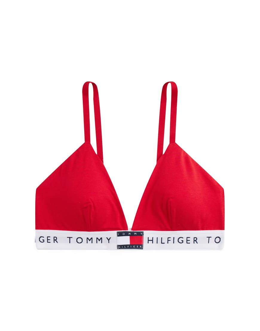 Tommy Hilfiger - Triangel-Bustier in Rot von Tommy Hilfiger