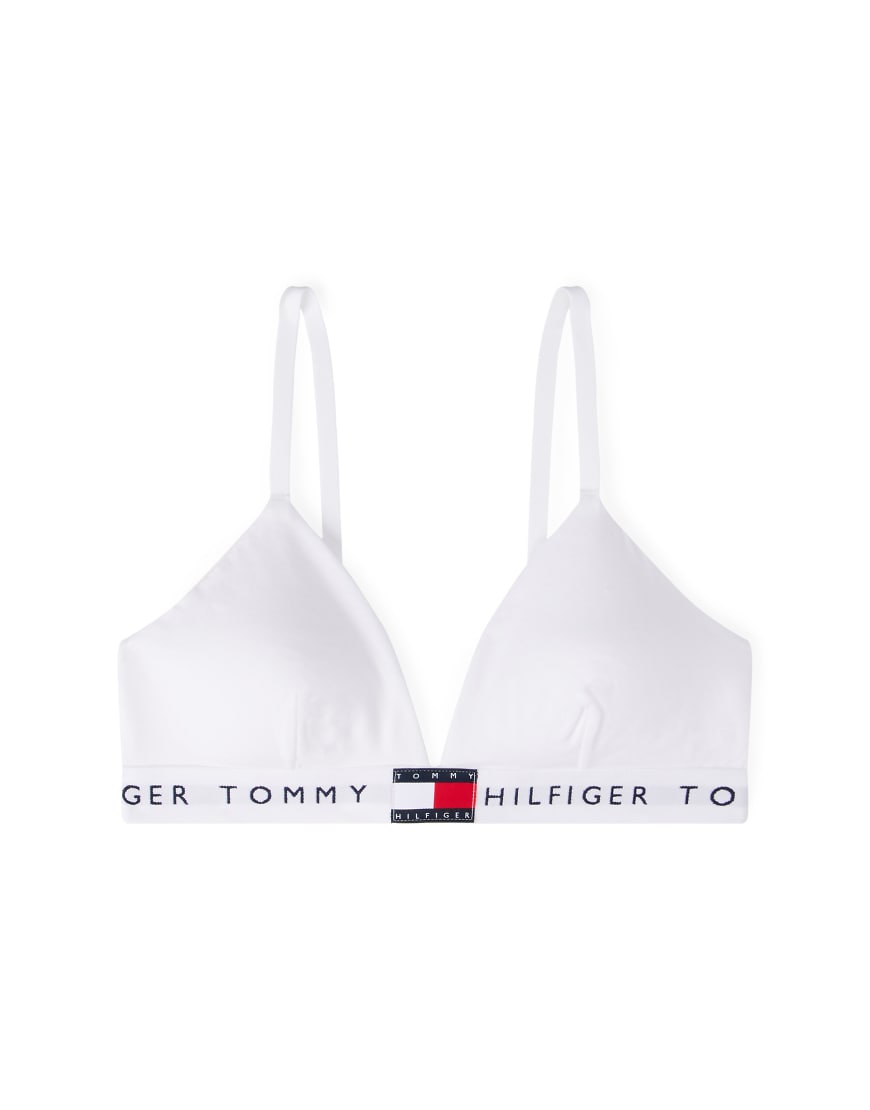 Tommy Hilfiger - Triangel-Bustier in Weiß von Tommy Hilfiger