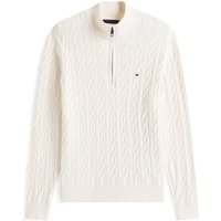 Tommy Hilfiger Troyer in Zopfstrick mit kleiner Logo-Stickerei in XXL Tommy Hilfiger Troyer in Zopfstrick mit kleiner Logo-Stickerei in XXL von Tommy Hilfiger