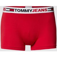 Tommy Hilfiger Trunks mit Label-Schriftzug in Rot, Größe S von Tommy Hilfiger