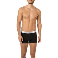 Tommy Hilfiger Herren Trunks schwarz Baumwolle unifarben von Tommy Hilfiger