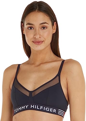 Tommy Hilfiger UNLINED TRIANGLE Triangel-BHs Damen, Blau (Desert Sky), XS von Tommy Hilfiger